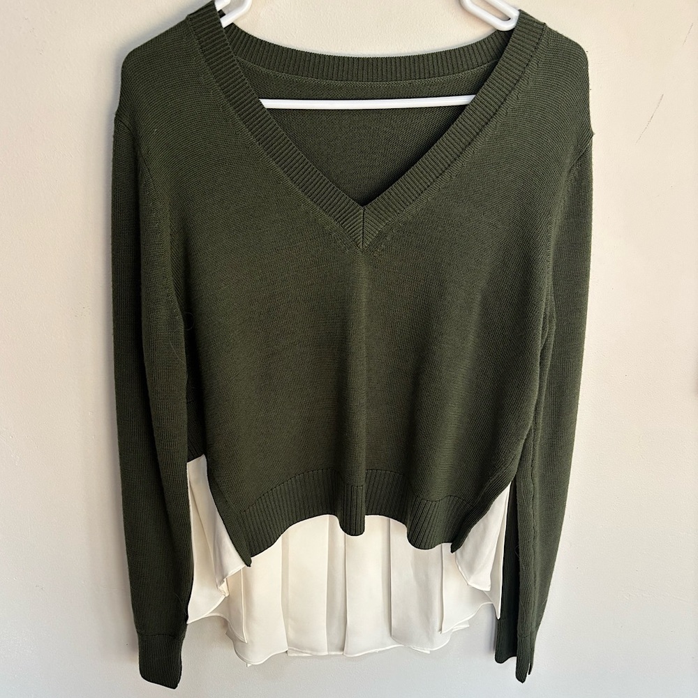 Veronica Beard Concord V Neck Sweater